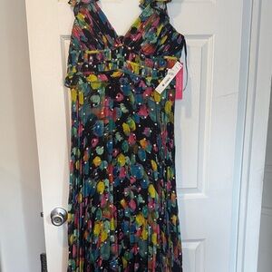 Aqua Multicolor Maxi Dress